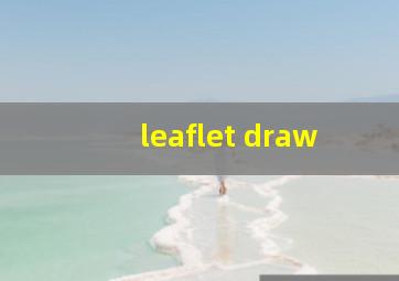 leaflet draw